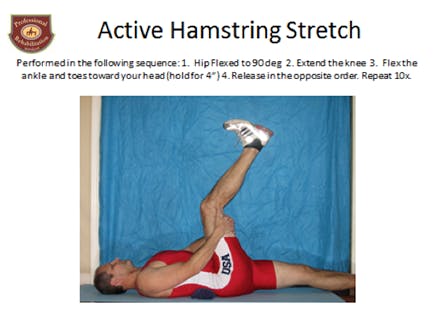 Active Hamstring Stretch